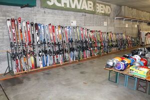 Das Angebot an guten Ski war umfangreich